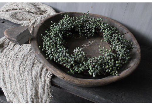 Namaak dadelkrans Green 35 cm