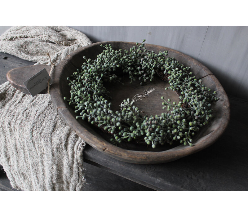 Namaak dadelkrans Green 35 cm