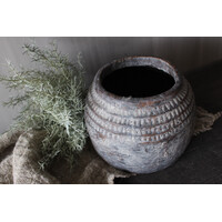 Stenen pot small Village 20x15cmH