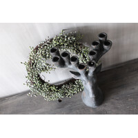 Kandelaar hert ornament voor 10 dinerkaarsen 35cm