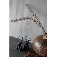 Ornament hert Old black 20cm