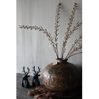Ornament hert Old black 20cm