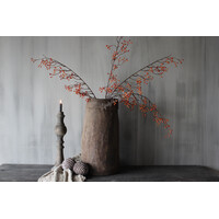Namaak rozenbottel tak Rosa Canina oranje 105cm