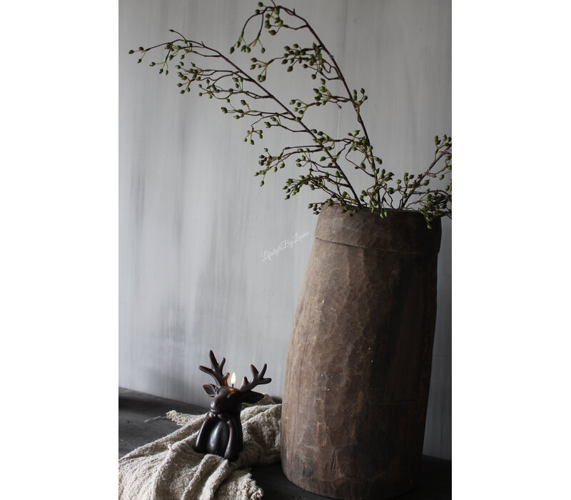 Namaak rozenbottel tak Rosa Canina groen 105cm