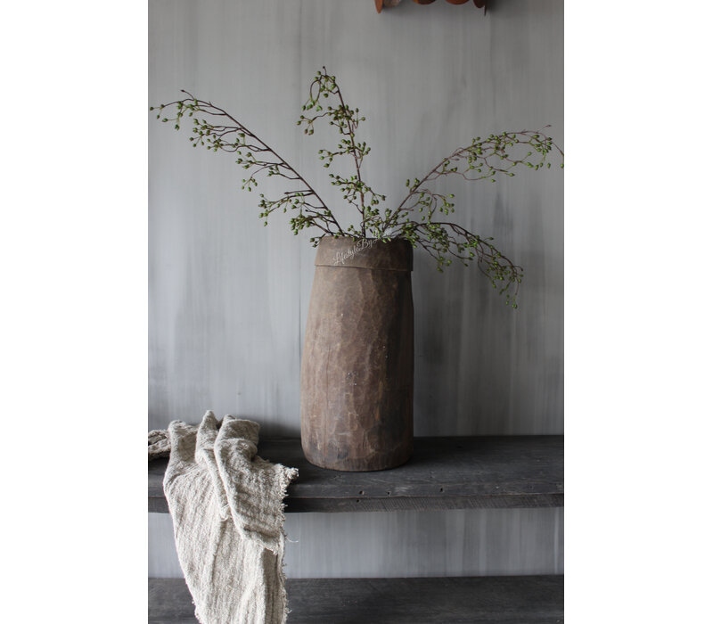 Namaak rozenbottel tak Rosa Canina groen 105cm