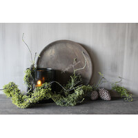 Lange namaak gedraaide mos tak Grey/green 115cm
