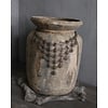 Sobere metalen kruik / pot ketting