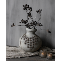 Sobere metalen kruik / pot ketting