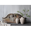 Sobere stenen kruik Taupe / black 26x22cm