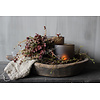 Namaak bos / deco bol Eucalyptus Burgundy 23cm