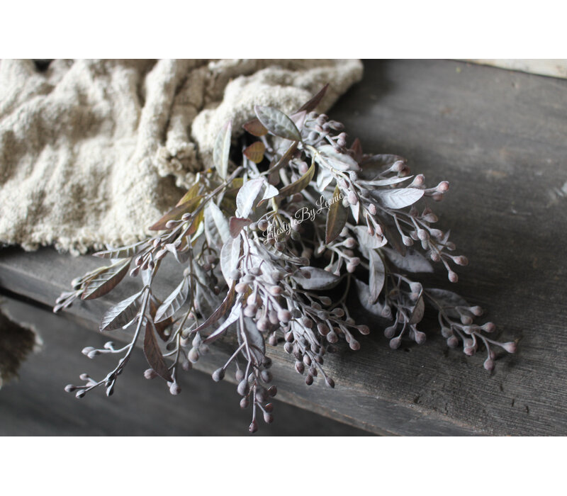Namaak bosje gedroogde eucalyptus + bes Grey 36cm