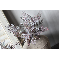 Namaak bosje gedroogde eucalyptus + bes Grey 36cm