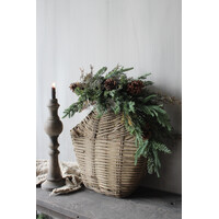 Namaak cedar toef gemixt groen 80cm