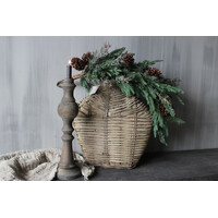 Namaak cedar toef gemixt groen 80cm