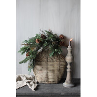 Namaak cedar toef gemixt groen 80cm