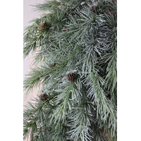 Namaak lange cedar toef met dennenappeltjes 70cm