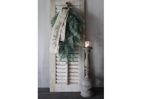 Namaak lange cedar toef met dennenappeltjes 70 cm