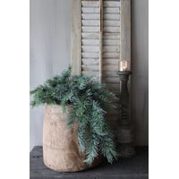 Namaak lange cedar toef met dennenappeltjes 70cm