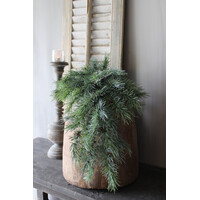 Namaak lange cedar toef met dennenappeltjes 70cm