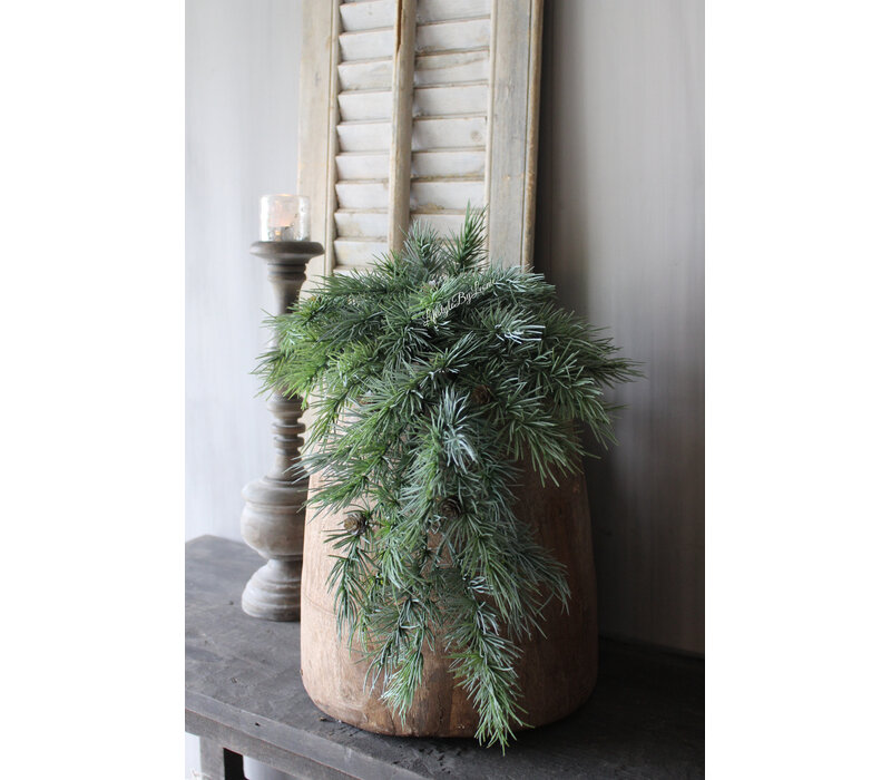 Namaak lange cedar toef met dennenappeltjes 70cm