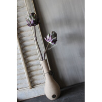 Brynxz smalle hoge bolvaas Taupe 30cm