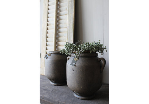 Brynxz Brynxz kruikje met oren Ancient clay 27 x 22 cm