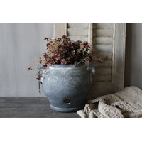 Brynxz kruik met oren Ancient clay 24x25cm
