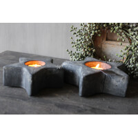 Brynxz set waxine sterren Ancient clay 18 en 14cm
