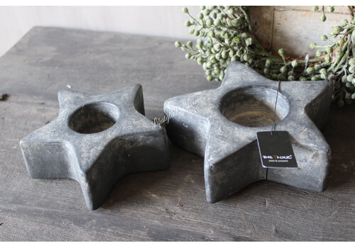 Brynxz Brynxz set waxine sterren Ancient clay 18 en 14 cm