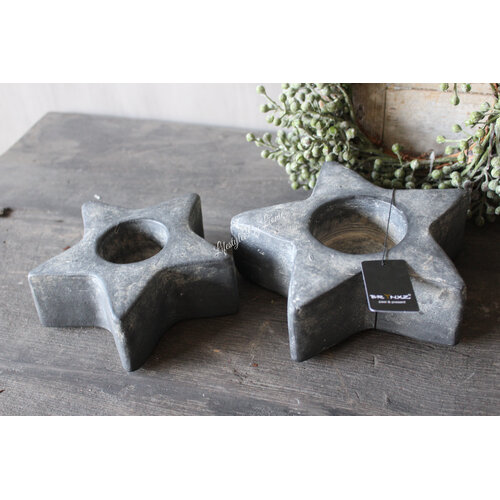 Brynxz set waxine sterren Ancient clay 18 en 14cm 