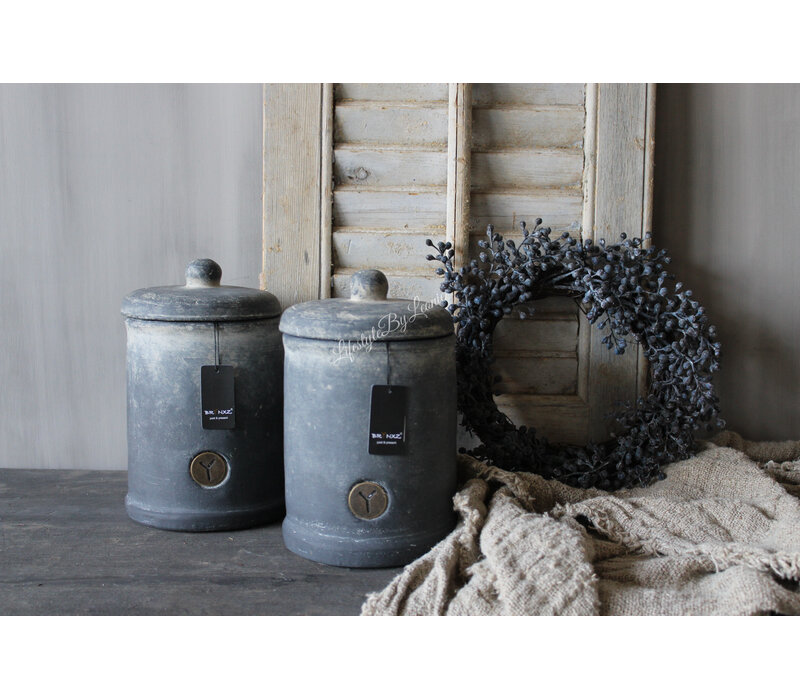 Brynxz pot met deksel Ancient clay 24x14cm