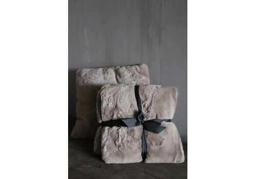 Bont plaid faux fur Cosy blanca grey 130 x 170 cm