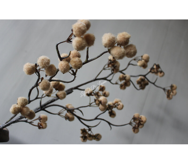 Namaak fluffy Acorn tak brown 87 cm