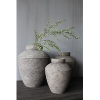 Namaak groene pepperberries tak 80cm