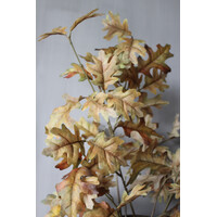 Namaak eikenblad quercus tak Sober brown 85cm