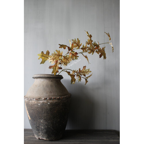 Namaak Eikenblad  quercus tak sober brown 85 cm 