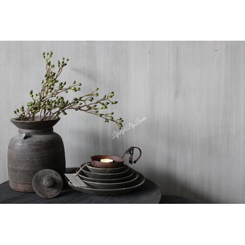 Aura Peeperkorn set van 5 houten schalen 