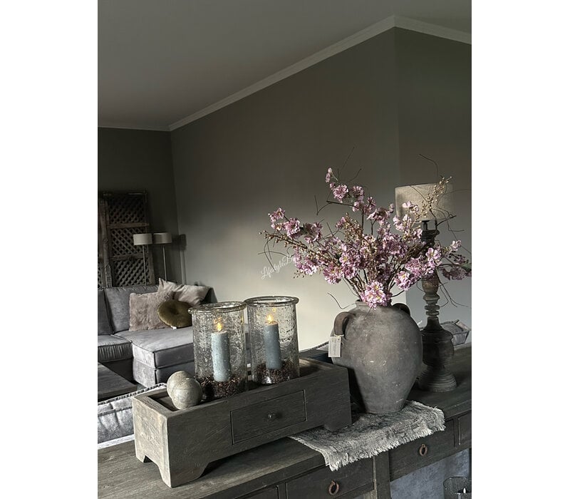Namaak lange bruine bessentak Scrofularia 105 cm