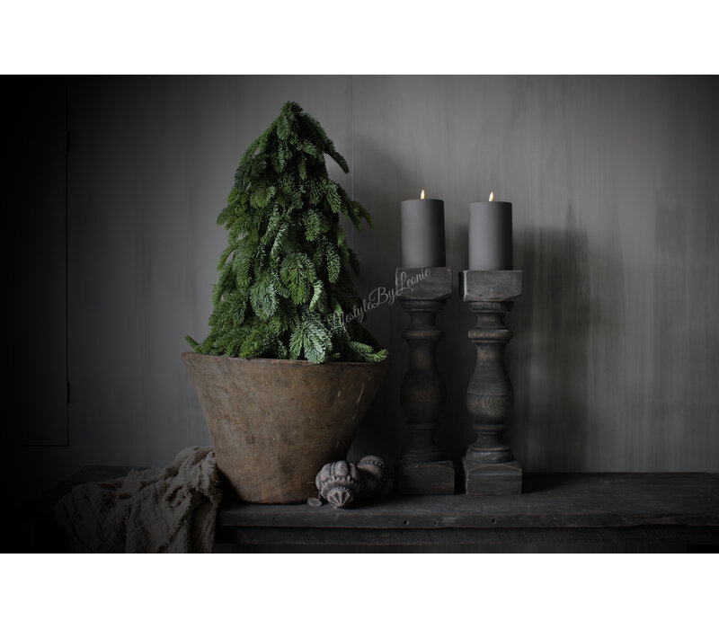 Hoffz Interior oude houten vijzel