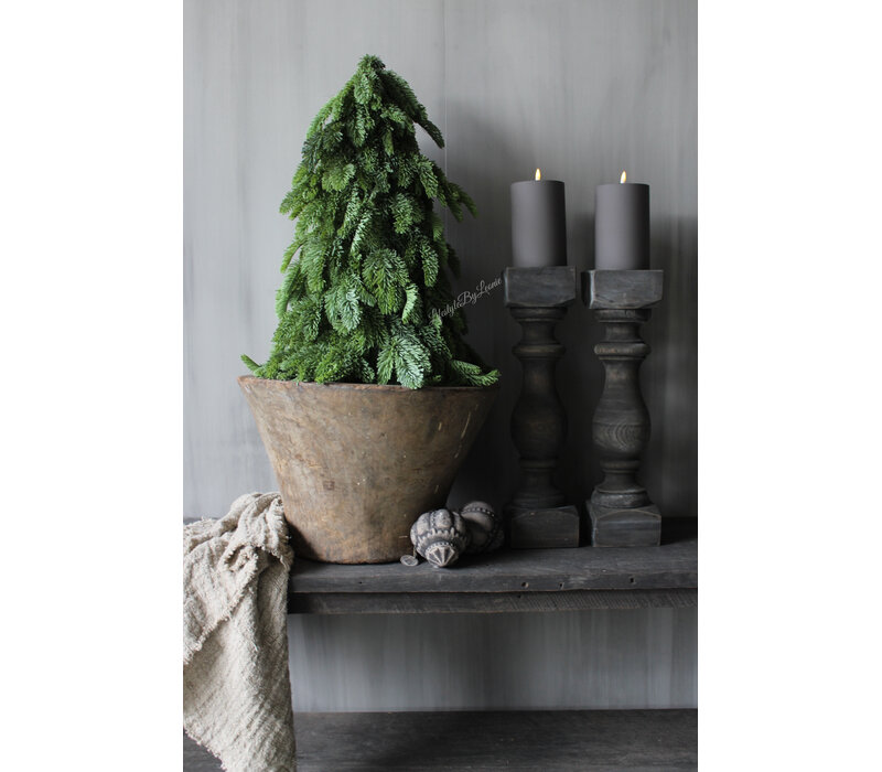 Hoffz Interior oude houten vijzel