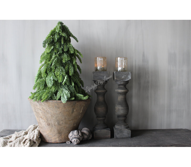 Hoffz Interior oude houten vijzel