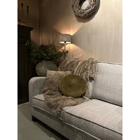 Bontkussen faux fur Cosy blanca grey 45 x 45 cm