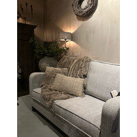 Bontkussen faux fur Cosy blanca grey 45 x 45 cm