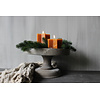 Ster led kaars Amber 12x10cm