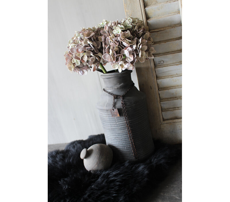 Namaak hortensia Grey / green 46cm