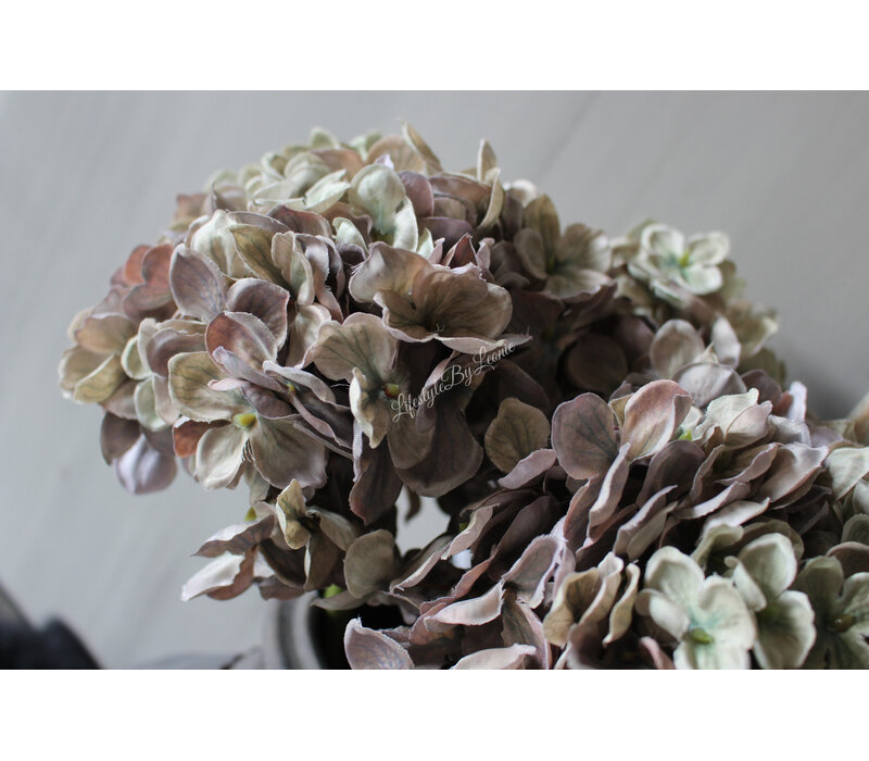 Namaak hortensia Grey / green 46cm
