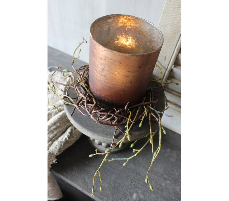 Namaak takkenkrans Betula knop 20 cm