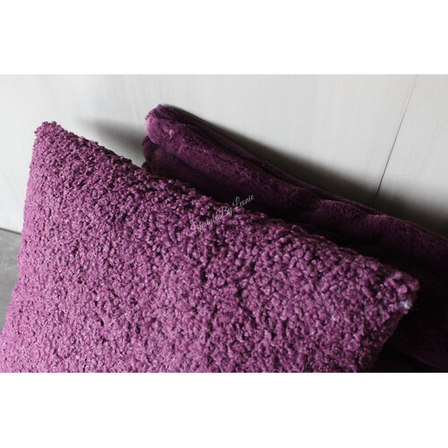 Vierkant kussen Chico dark purple 45 x 45 cm 
