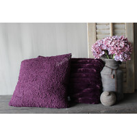Vierkant kussen Chico dark purple 45 x 45 cm