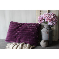 Kussen Peppe dark purple 40 x 60 cm